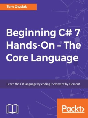 cover image of Beginning C# Hands-On